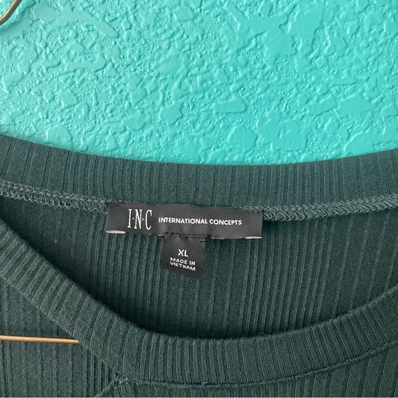 NWOT Green INC Top - Picture 2 of 3